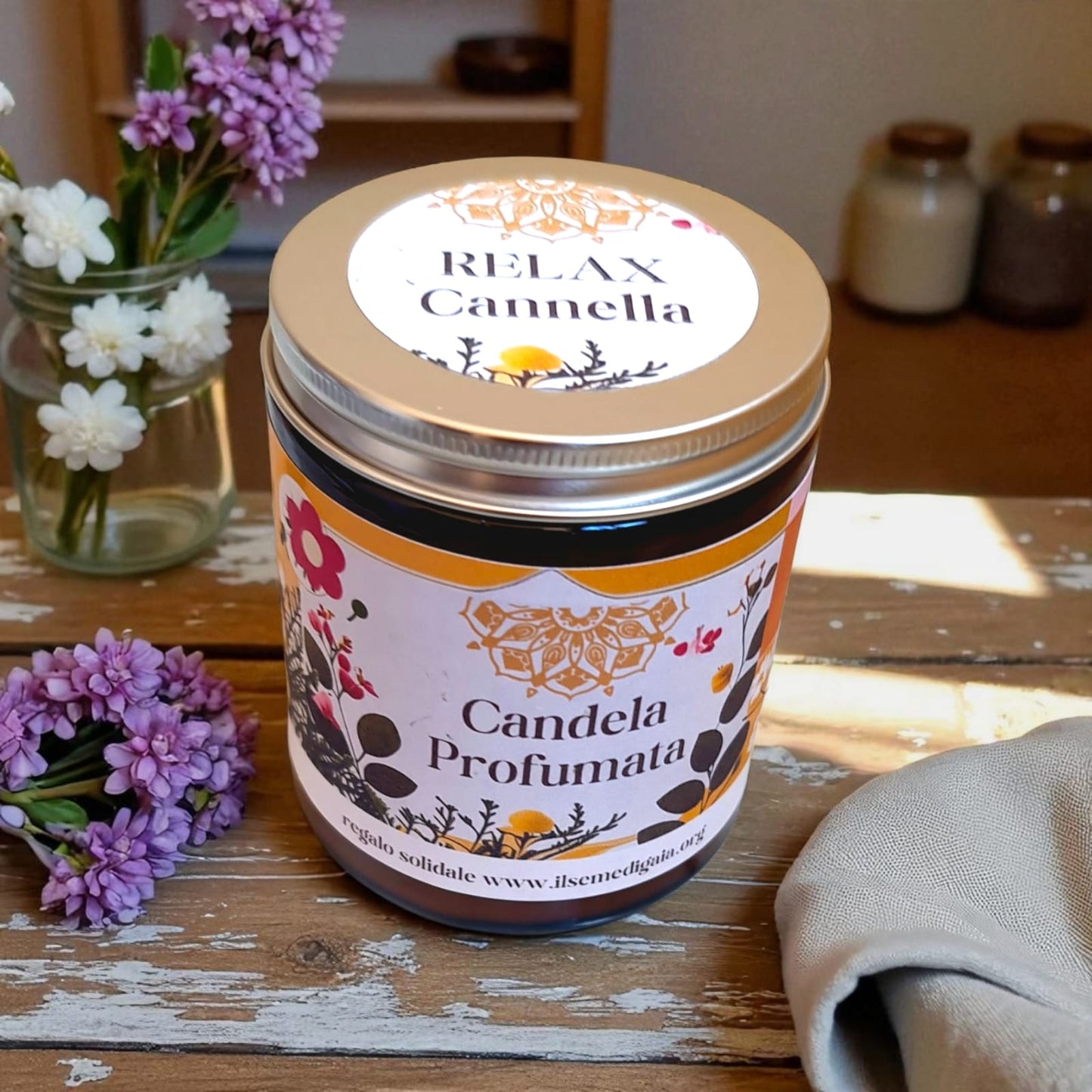 Candela Profumata Vegan