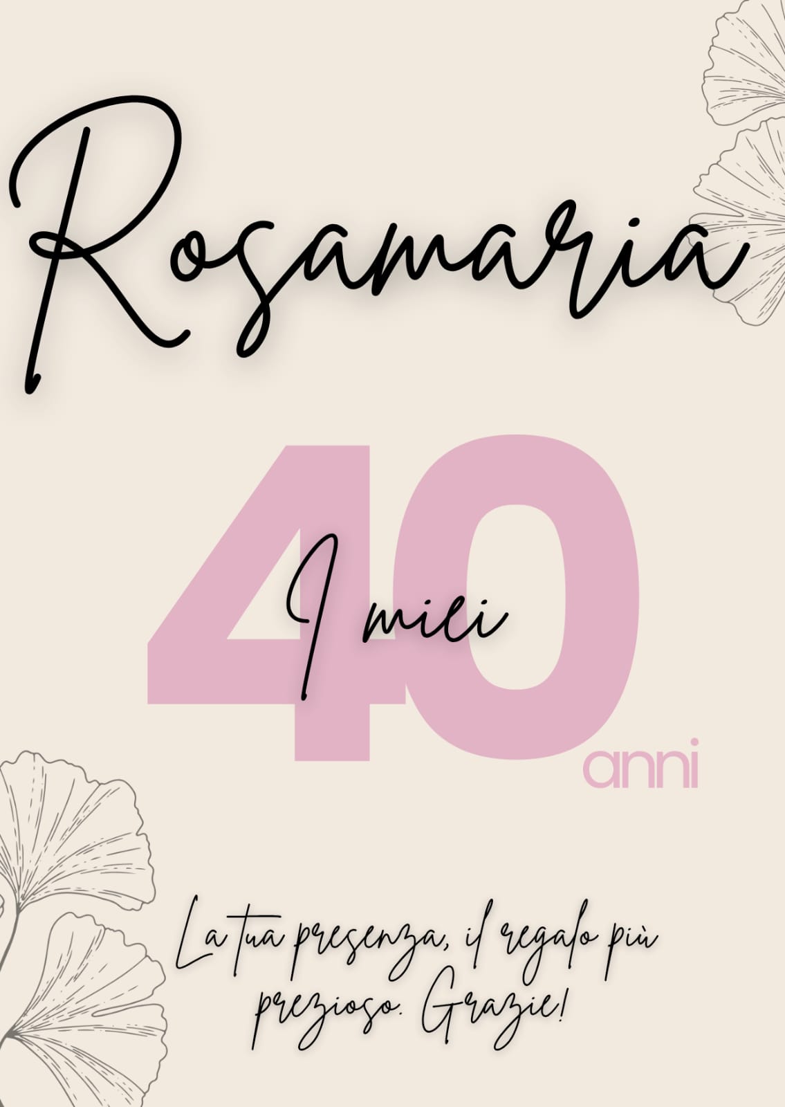Tag Compleanno in Carta Riciclata