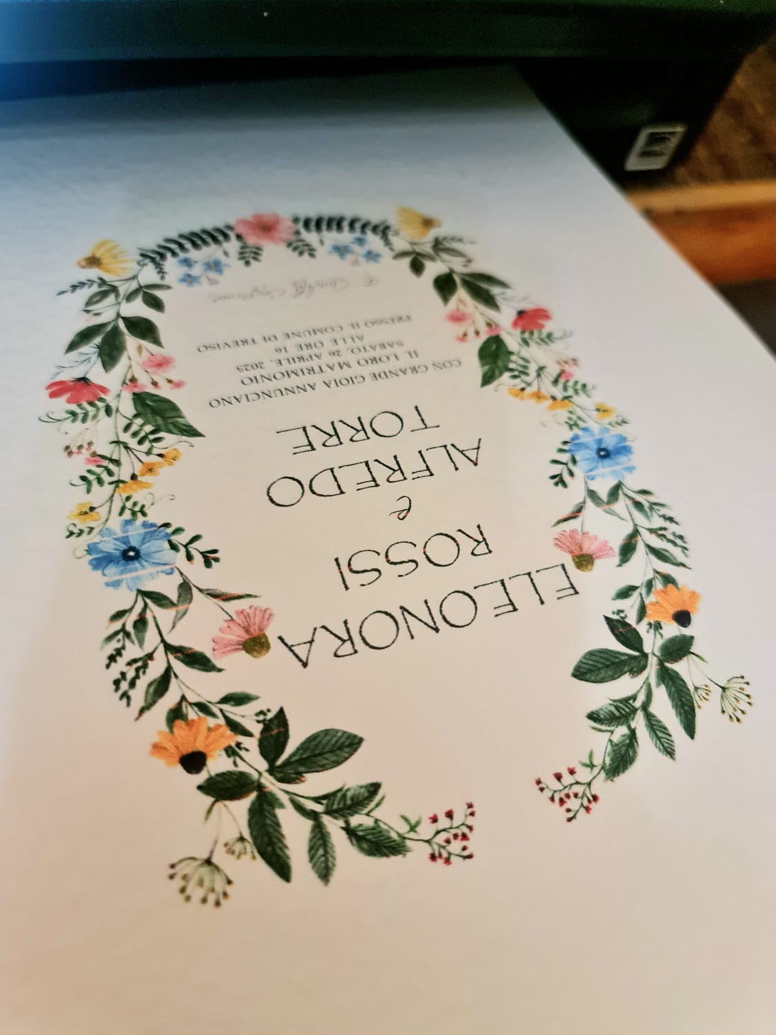 Invito Matrimonio Eleonora
