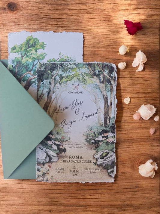 Invito Matrimonio Luisa - Grafica Naturale