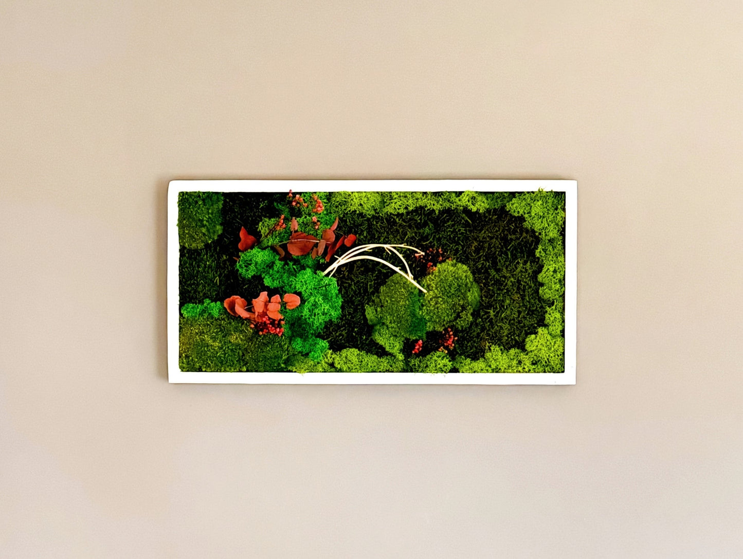 Quadro Vegetale Stabilizzato Red Eucalipto - Grafica NaturaleQuadro stabilizzato
