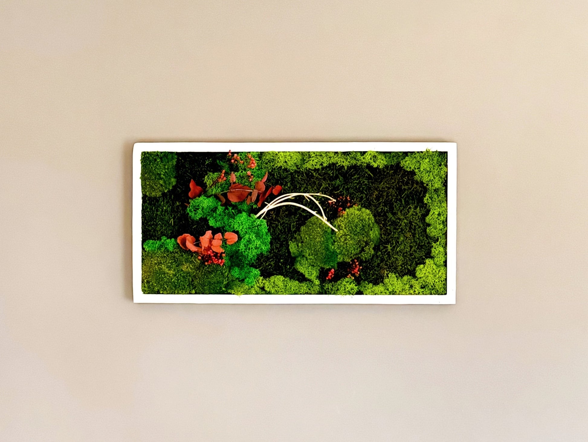 Quadro Vegetale Stabilizzato Red Eucalipto - Grafica NaturaleQuadro stabilizzato