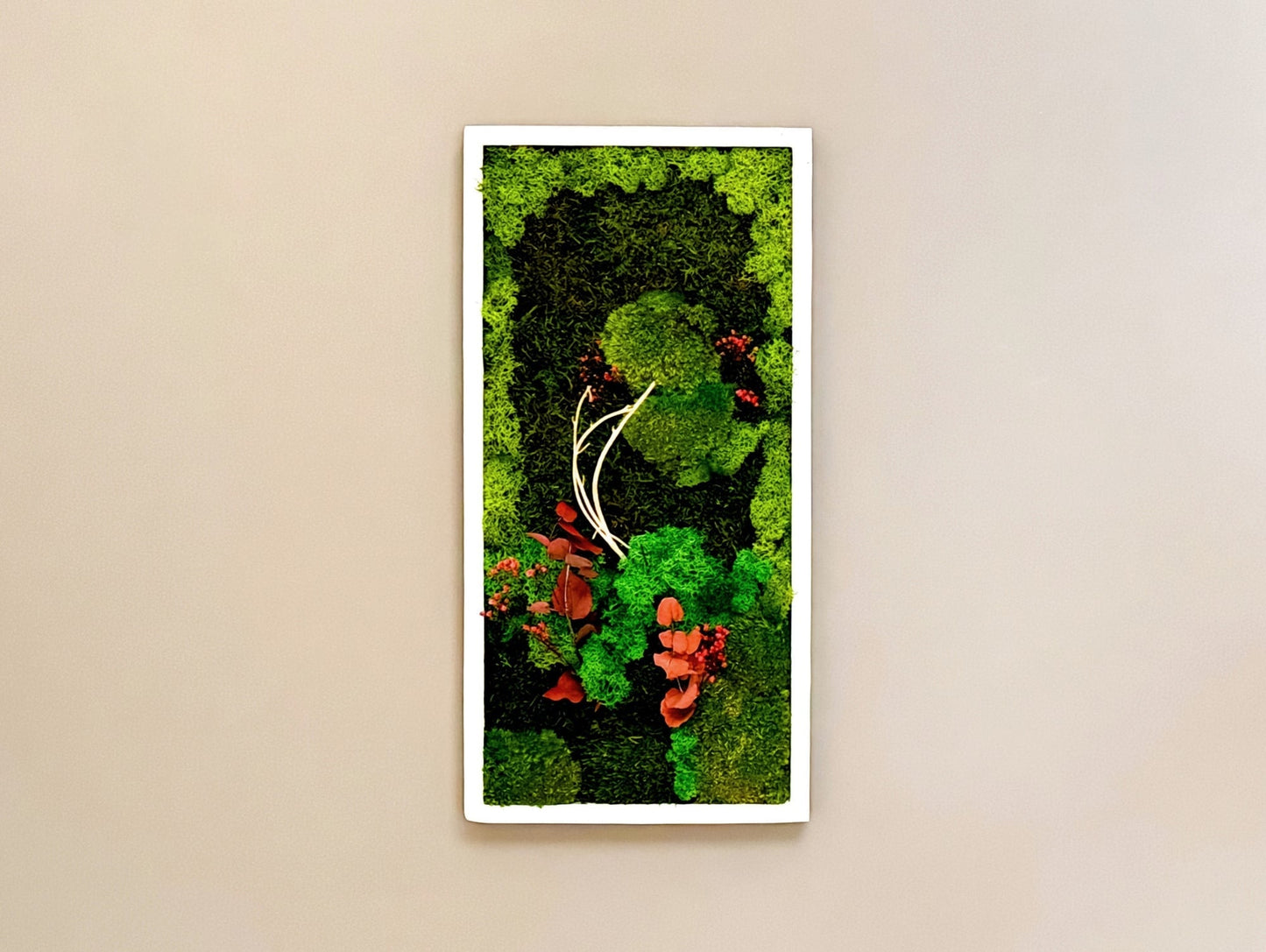 Quadro Vegetale Stabilizzato Red Eucalipto - Grafica NaturaleQuadro stabilizzato