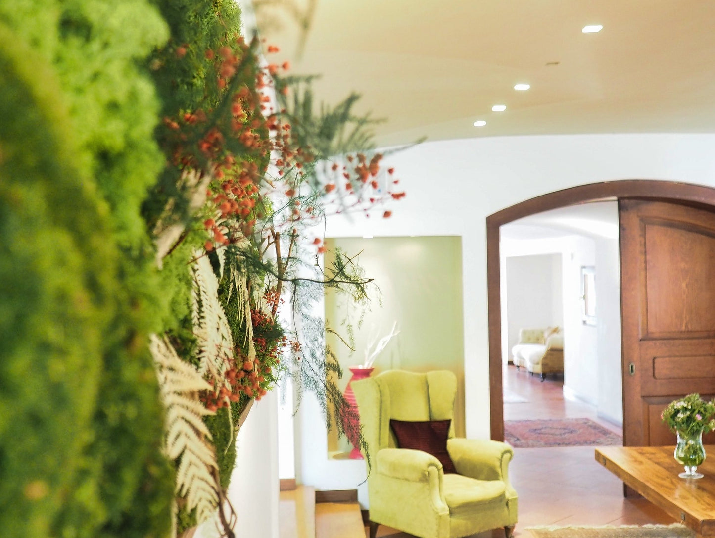 Quadro Vegetale Stabilizzato White Fern - Grafica NaturaleQuadro stabilizzato