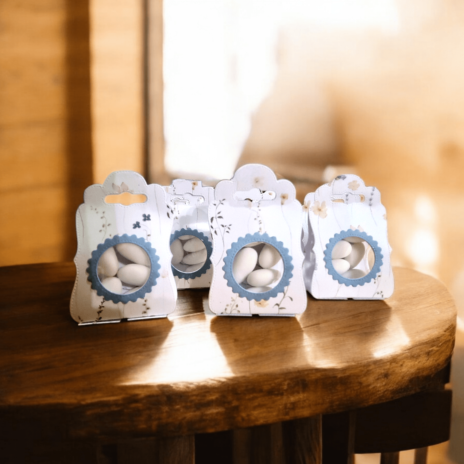 Scatolina Portaconfetti Fior di Luna - Grafica Naturale