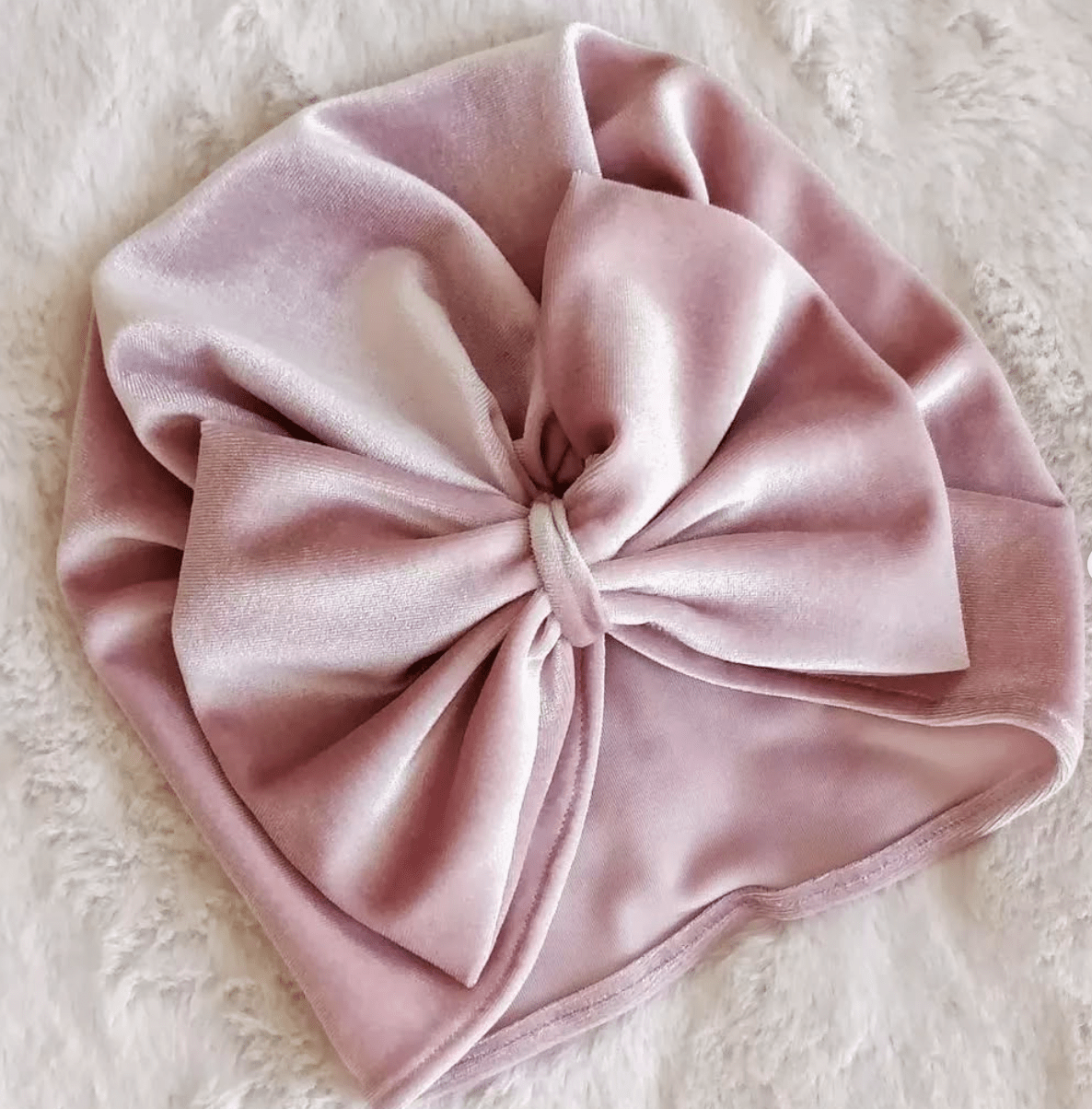 Turbantino in velluto baby - Grafica NaturaleAccessori Neonato